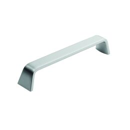 Greep alu 27mm RVS look leverbaar in de boorafstanden 160 en 320mm