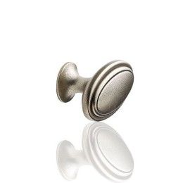 Ovale knop met rand 35X60mm H-35mm zink oxide
