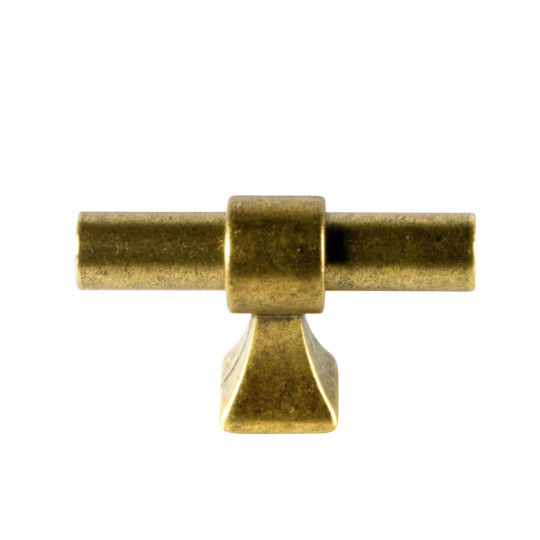 Berkhout T knop antiek brons