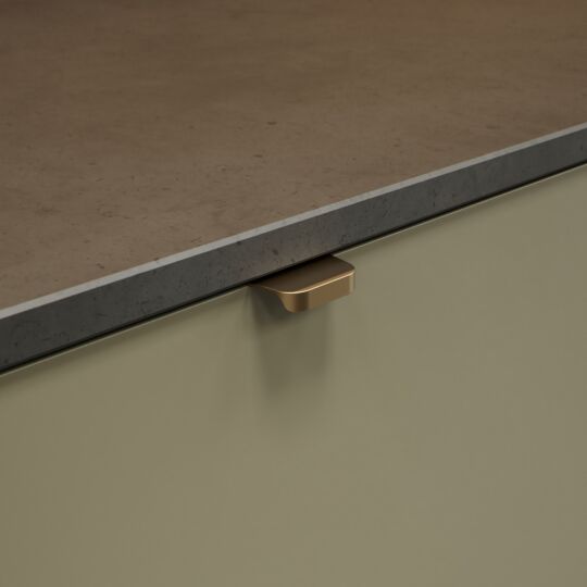 Greep Comet 40mm Mat messing