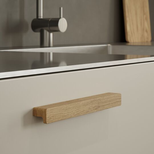 Greep Elan eiken leerbaar in 4 lengte maten