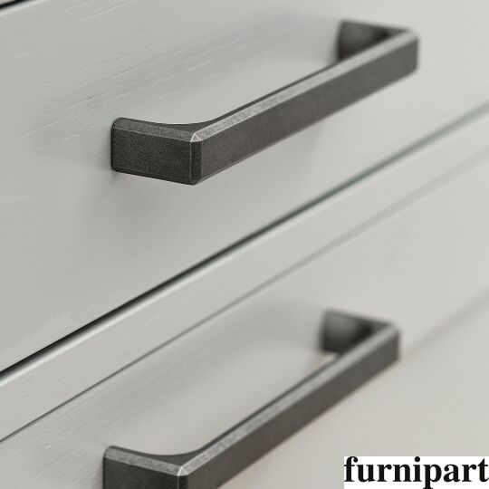 Greep Fold 18x160x170mm Antiek koper