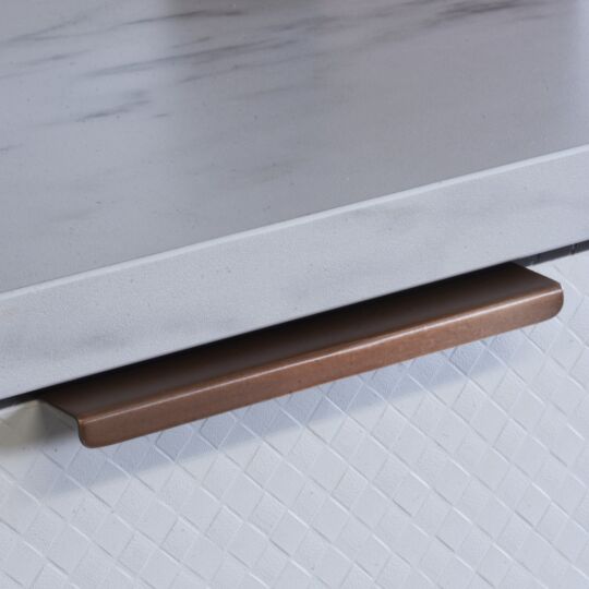 Greep IN 40X128x160mm Brons