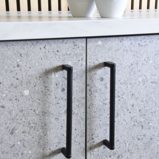 deurgreep zwart taupe keuken handgrepen keuken zwart