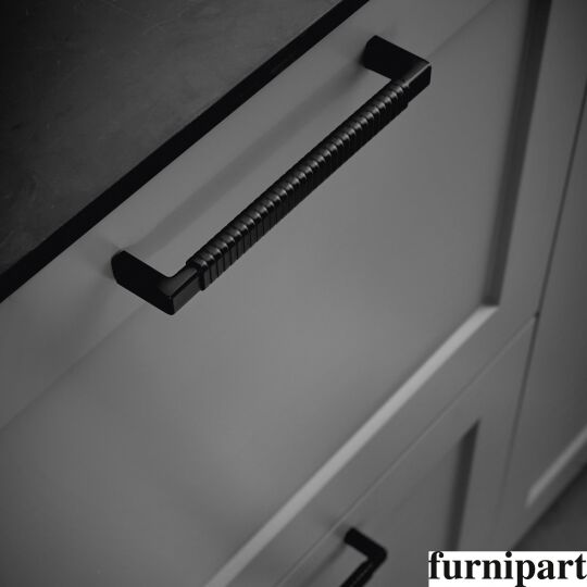 Greep Rotan 14x160x168mm Mat zwart