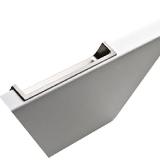 Infreesgreep achter 128X200mm RVS look