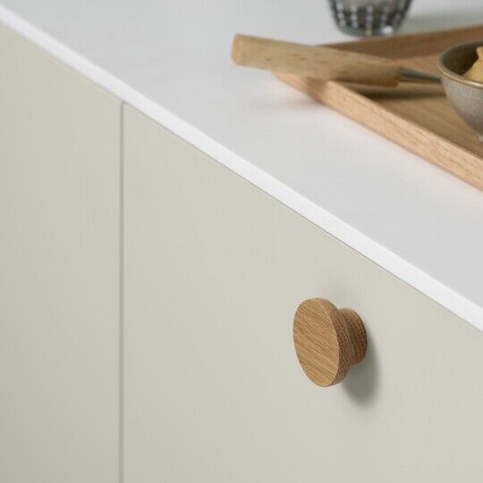 Knop Circle wood Ø 50mm H-24mm Eiken