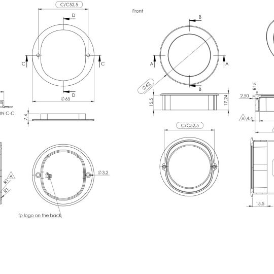 lade knoppen meubelknop zwart
