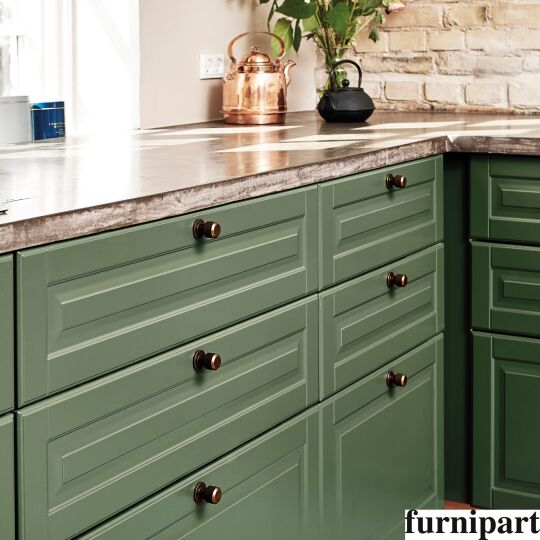 Manor knop Ø25mm H-35mm Donker antiek brons