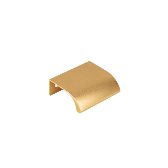 Profiel greep Ona  messing geborsteld leverbaar in 5 lengte maten