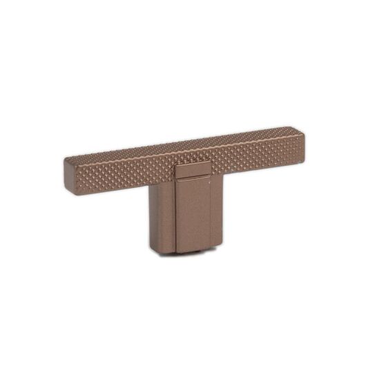 Strakke ribb knop 9x12x65mm Brons