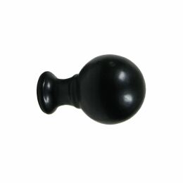 	Bolknop 28mm mat zwart