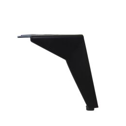 Design hoekpoot 135mm schuin mat zwart
