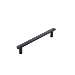 keuken handgreep zwart zwarte keuken met hout