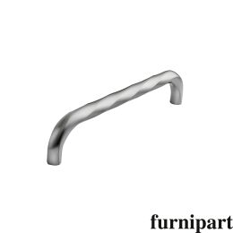 Greep twisted 12x160x172mm RVS look