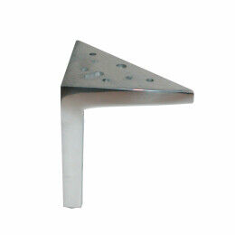 Hoekpoot H-180mm alu geborsteld