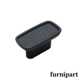 Japanse knop 64x32mm H-23mm oud zwart