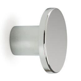 Knop paddenstoel 26X18mm glimmend chroom