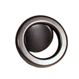 Knop ring Ø 60mm boorafstand 32mm koper oxyde
