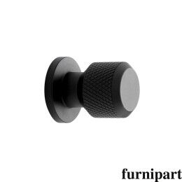 Manor knop Ø25mm H-35mm Mat zwart