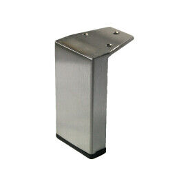 Platte poot 20x50mm H-150mm RVS