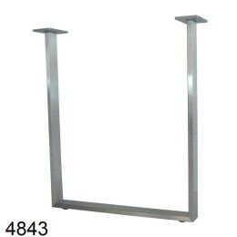 Tafelonderstel 600x700mm RVS geborsteld