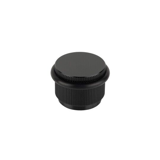 Deurstopper Arpa floor Ø-45mm H-30mm Mat zwart geborsteld