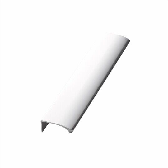 Greep Edge Straight 40mm Hoogglans aluminium