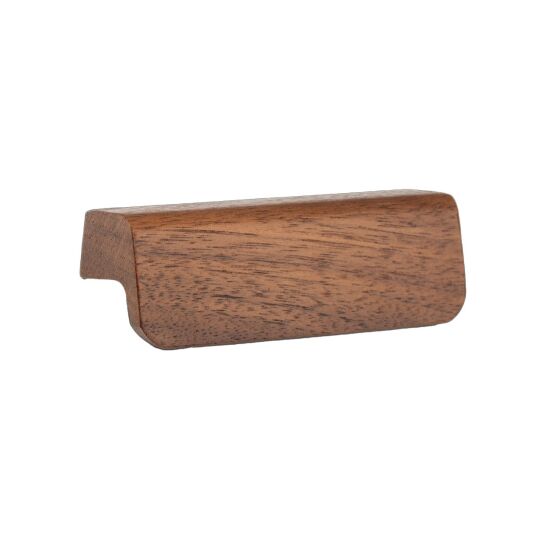 zwarte keuken met hout  handgreep keuken