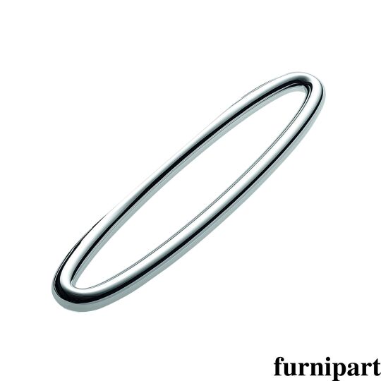 Greep Oakly 10x160x224mm glimmend chroom