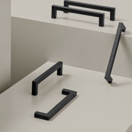 Greep Oceaan 10x128x138mm Zwart gerecycled