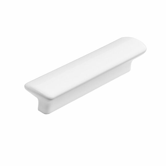 Greep rechthoek 30x96x140mm Wit porselein