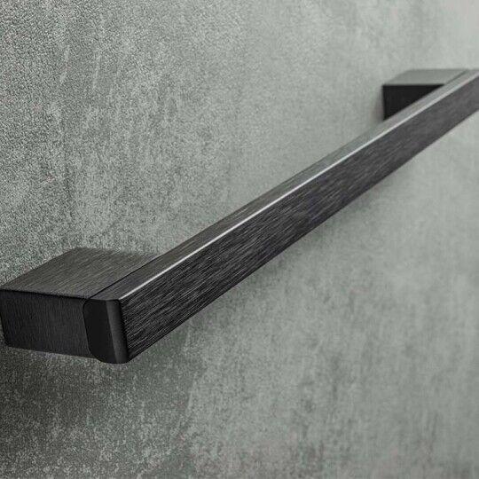 Greep Reggo 16mm Mat zwart geborsteld  leverbaar in 3 lengte maten