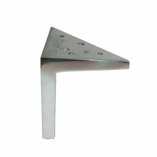 Hoekpoot H-180mm alu geborsteld