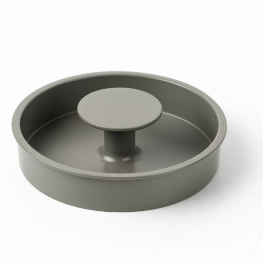 Knop Dipo 70x74x13mm mos grijs