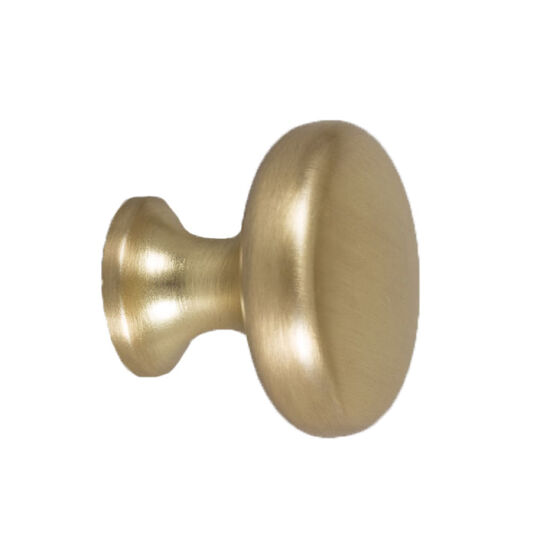 Knop Hertog Ø31mm H-25mm Mat messing