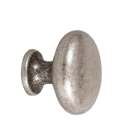 Knop Hertog Ø31mm H-25mm Oud zilver