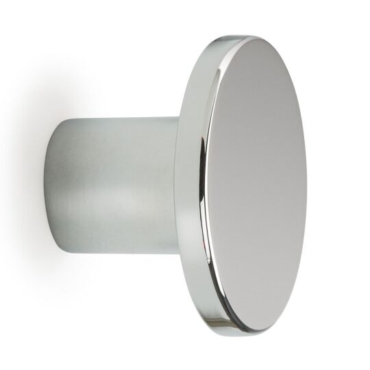 Knop paddenstoel 26X18mm glimmend chroom