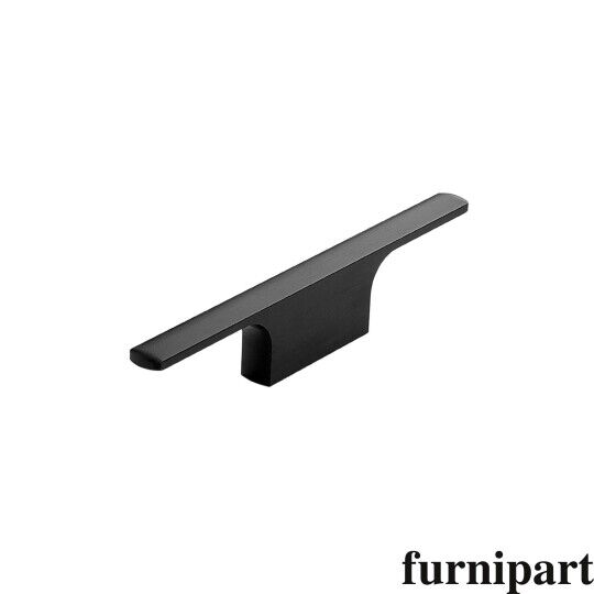 Knop Tau 32x126mm Mat zwart geborsteld