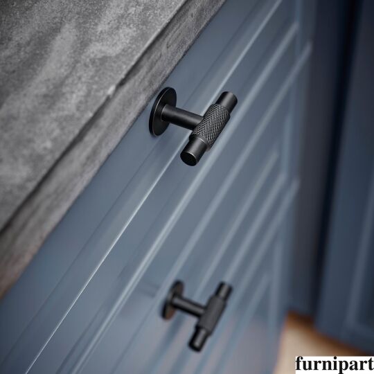 Manor T-knop 54mm H-39mm Mat zwart