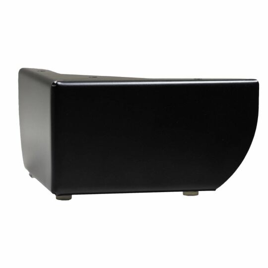 Meubelpoot 80mm aluminium zwart