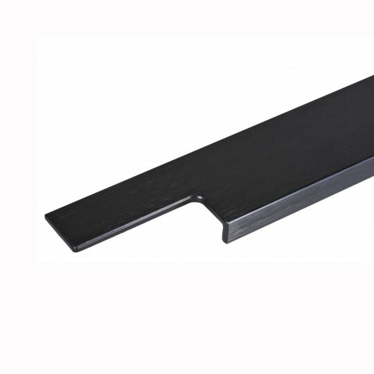 Platte infreesgreep mat zwart